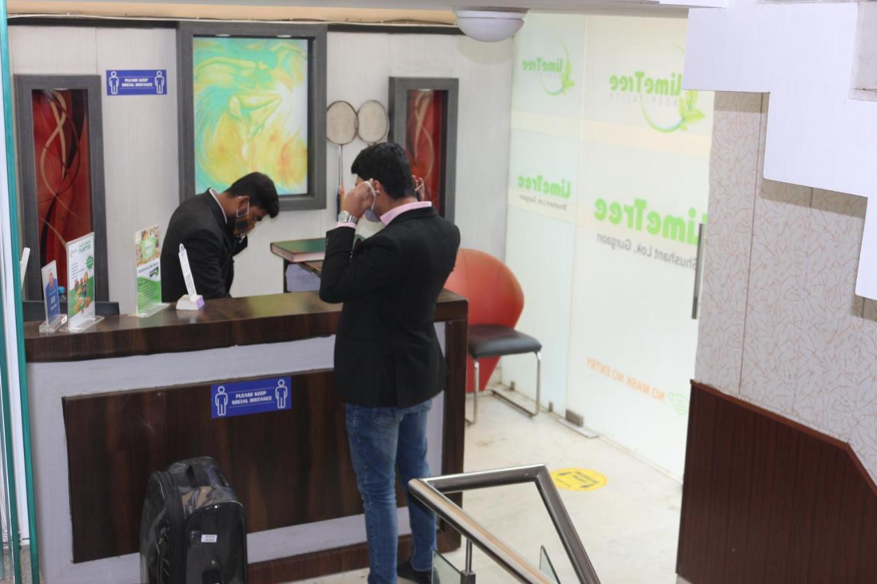 Lime Tree Hotel Sushant Lok Gurgaon Sector 29 Next To Iffco Chowk Metro Eksteriør billede